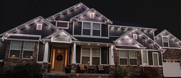 Professional landscape lighting installation by New Age Lights